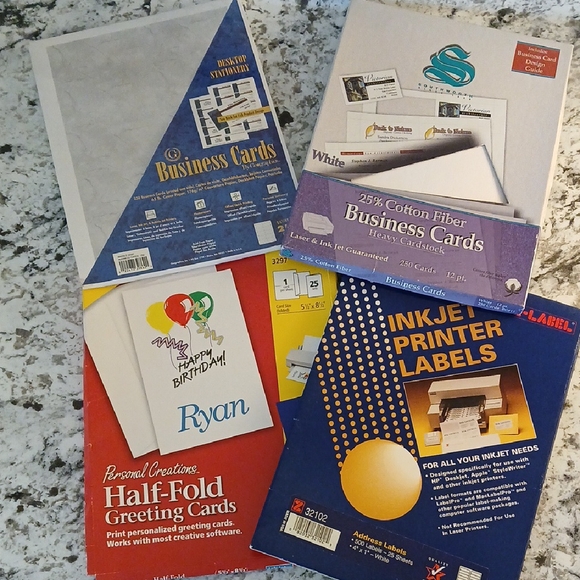 Avery Other - Assorted Business Cards, Greeting Card Stock, & and Printer Labels